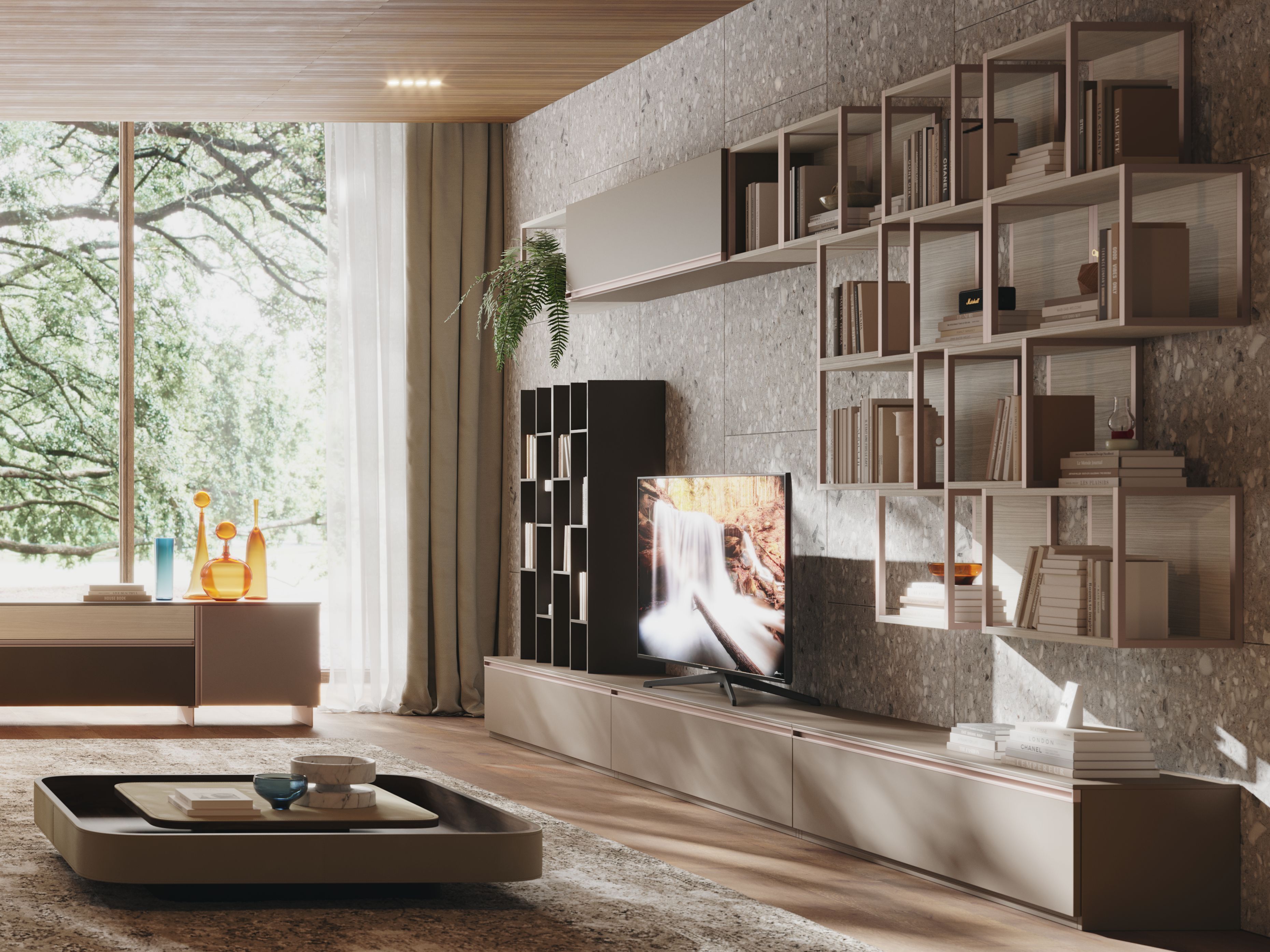 Оборудованная стена Giessegi день за днем ARCH-00046843