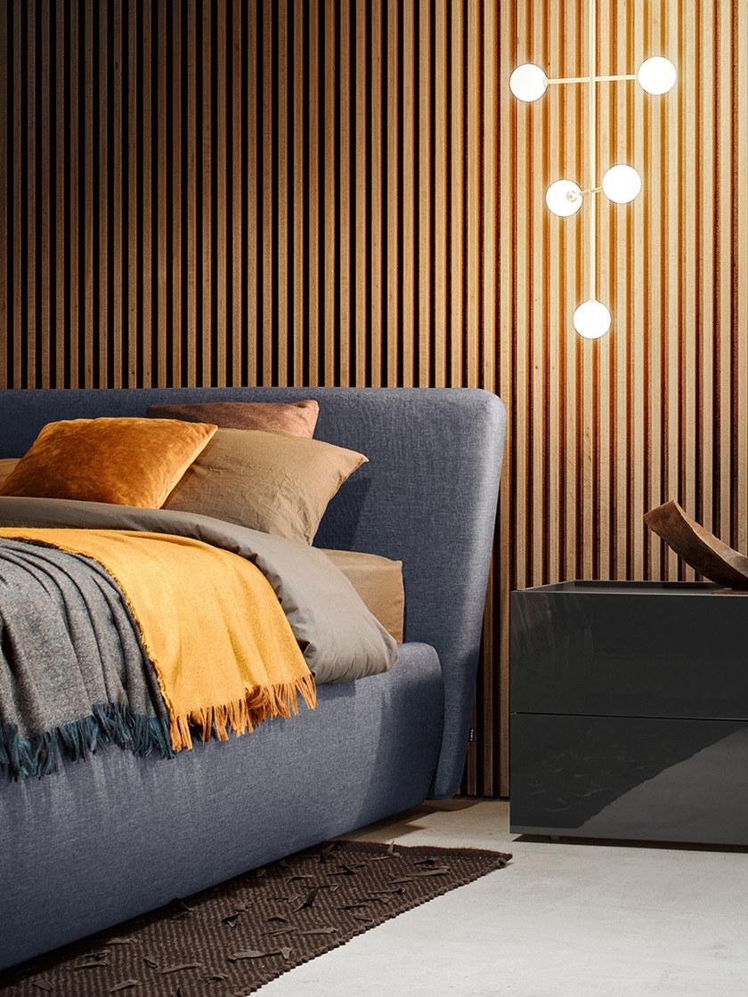 PIANCA Двуспальная кровать с обивкой из ткани sun-id-1379680 - Вид №3