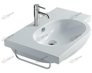 5238 Подвесная раковина настенная овальная Galassia M2 белая