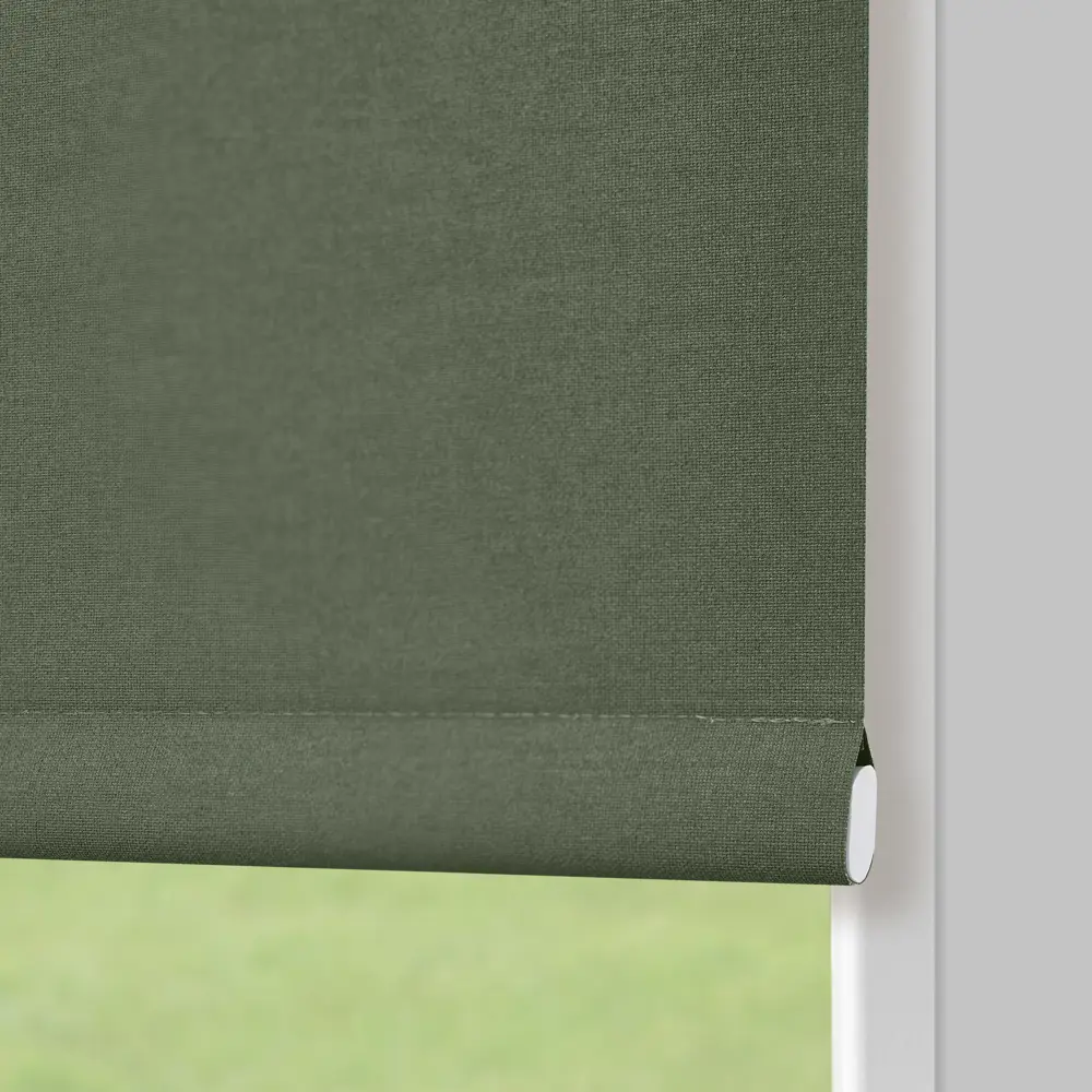 Штора рулонная блэкаут KREAFORTA Karelia 200x175 см зеленая STLM-2016106 - Вид №5