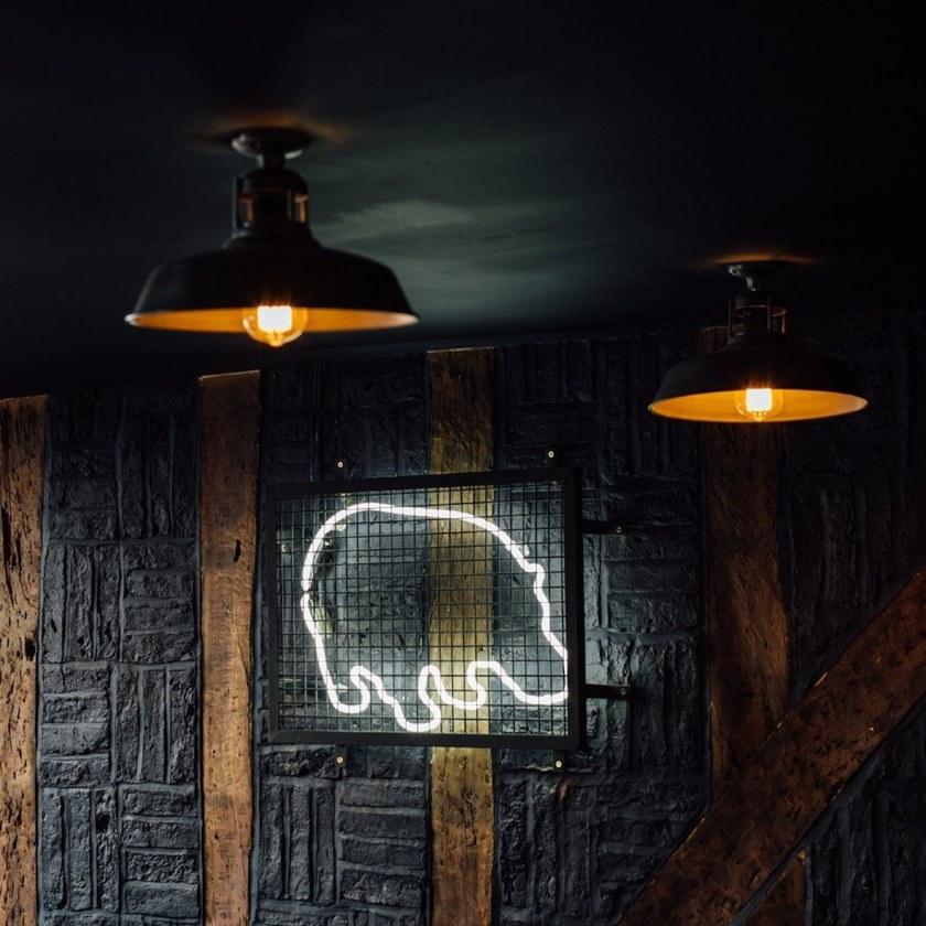 Industville Железный потолочный светильник  Bn-slfm12-p  - Вид №2