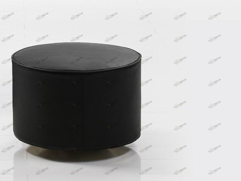 brühl Круглый кожаный пуф Poem sun-id-1395507