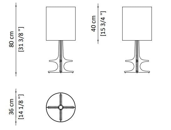 Керамическая и конопляная настольная лампа Paolo Castelli Greenkiss ARCH-00095304 - Вид №4