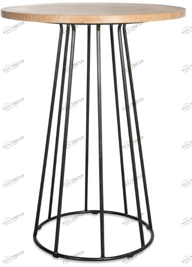 Jess Высокий круглый деревянный стол sun-id-1367867