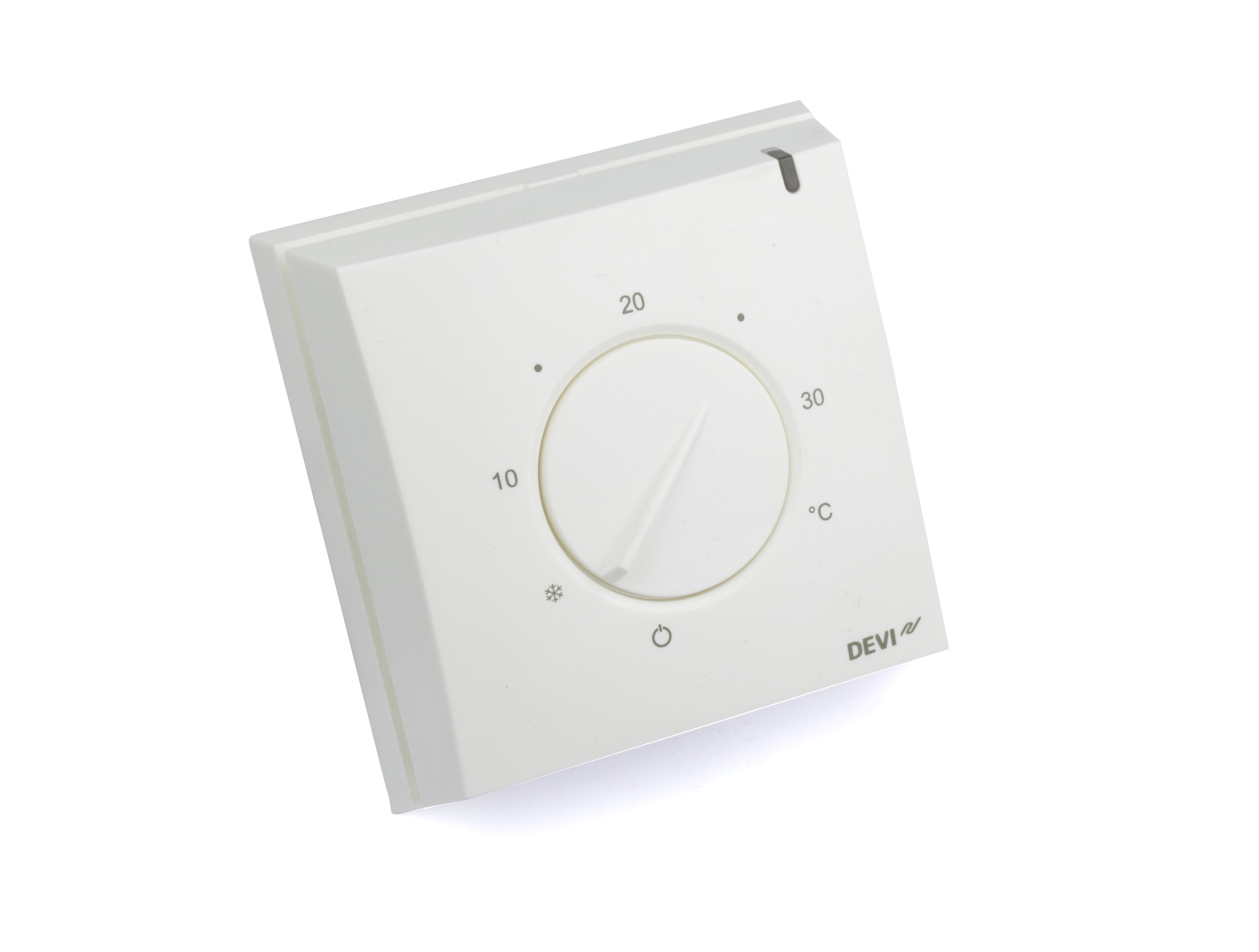 Danfoss DEVIreg™ 130/132 — электронные терморегуляторы для теплого пола с накладным корпусом DEVIreg 132 терморегулятор с датчиками 140F1011  - Вид №5