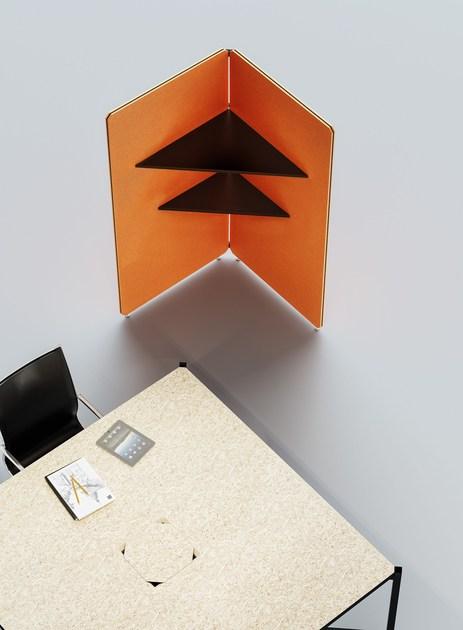 FANTONI Отдельностоящая модульная звукопоглощающая офисная перегородка из ткани Hub sun-id-1366123 - Вид №1