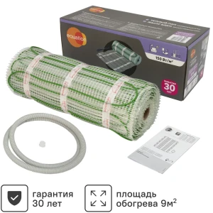 Нагревательный мат для теплого пола Equation 9 м2 1350 Вт 18877353 STLM-2188439