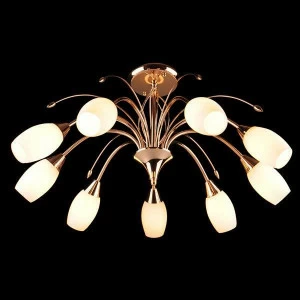 Потолочная люстра Eurosvet 22080/9 золото EUROSVET ДИЗАЙНЕРСКИЕ 182471 Белый