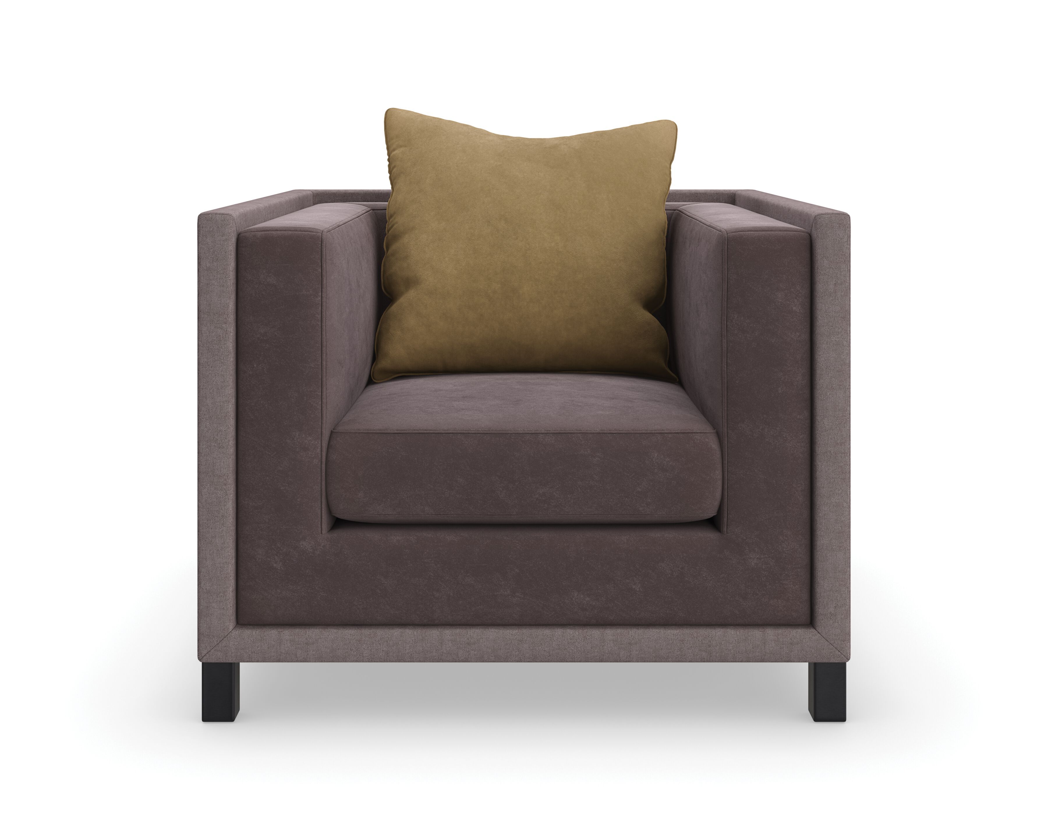 Тканевое кресло с подлокотниками Caracole смокинг ARCH-00001209 - Вид №4