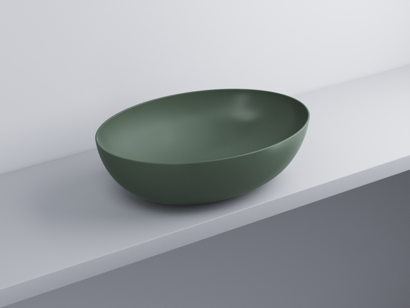 BAECO-MU Раковина овальный Eco 62 cielo Le Bacinelle Ceramica Cielo