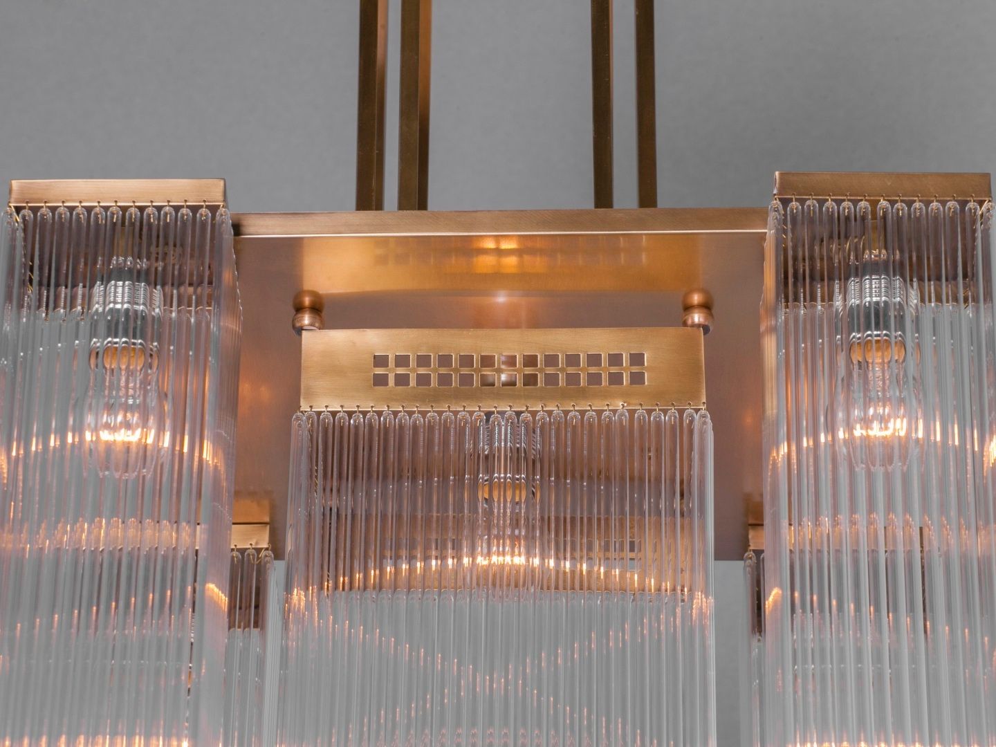 Подвесной светильник ручной работы из латуни Patinas Lighting Hoffmann ARCH-00130461 - Вид №4