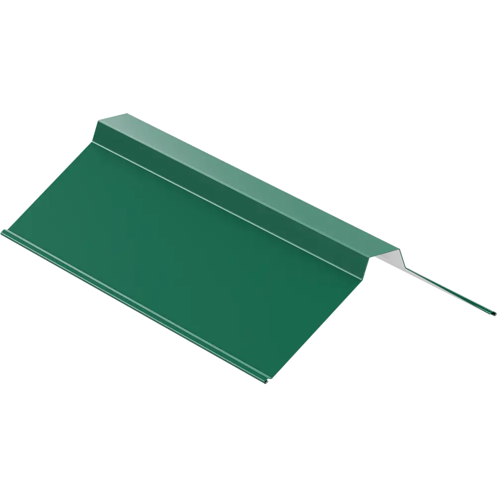 Планка конька плоского 30x115x2000 мм 0.4 мм RAL 6005 зеленый 86778578 STLM-2106339 ВЕГА 