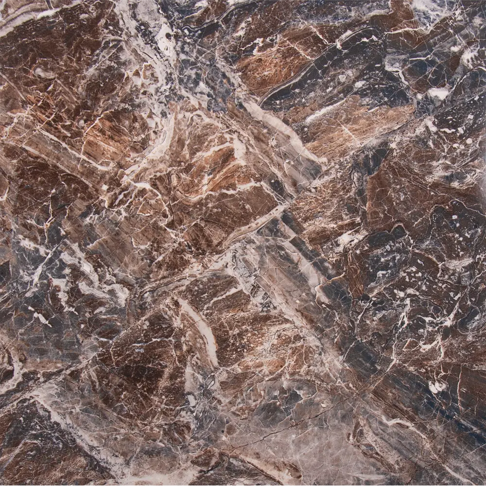 Керамогранит Damascata цвет коричневый 59.5Х59.5 см 1,06 м² 13476358 STLM-2092904 Golden Tile - Вид №1