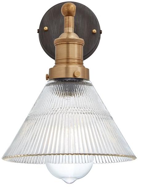 Industville Настенный светильник из латуни и стекла Brooklyn Br-glfwl7 - Вид №1