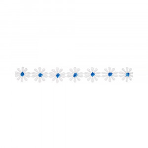 3005 Гипюр 25 мм в пакете Турция бело-голубой Gamma