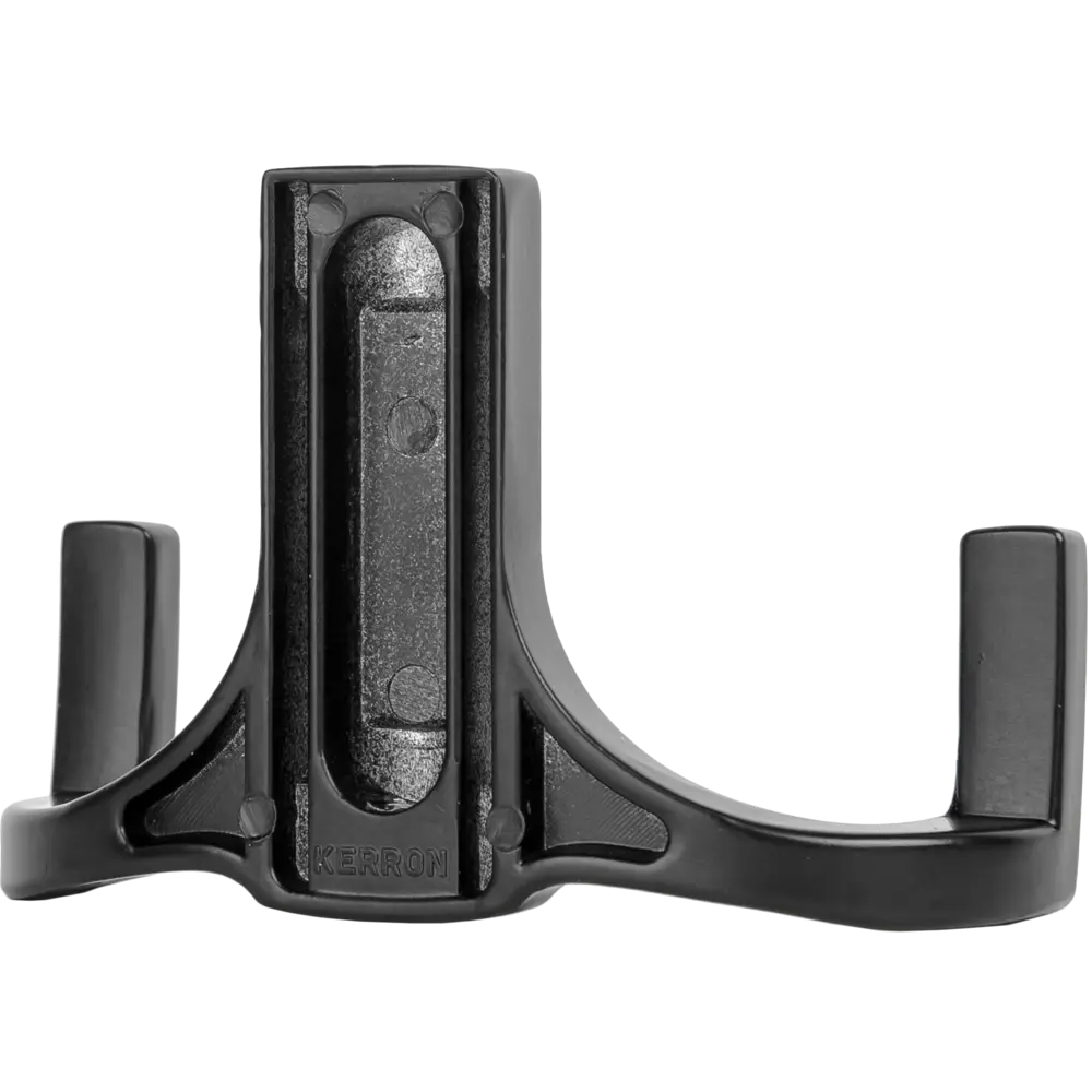 Крючок-вешалка Kerron KR0330, 30x51 мм, цвет матовый чёрный 84573196 STLM-2060953  - Вид №1