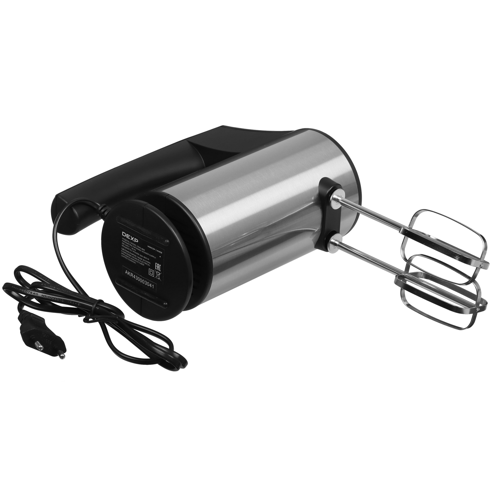 9136488 Миксер DEXP DHM-800 серебристый STDN-0131322 - Вид №4