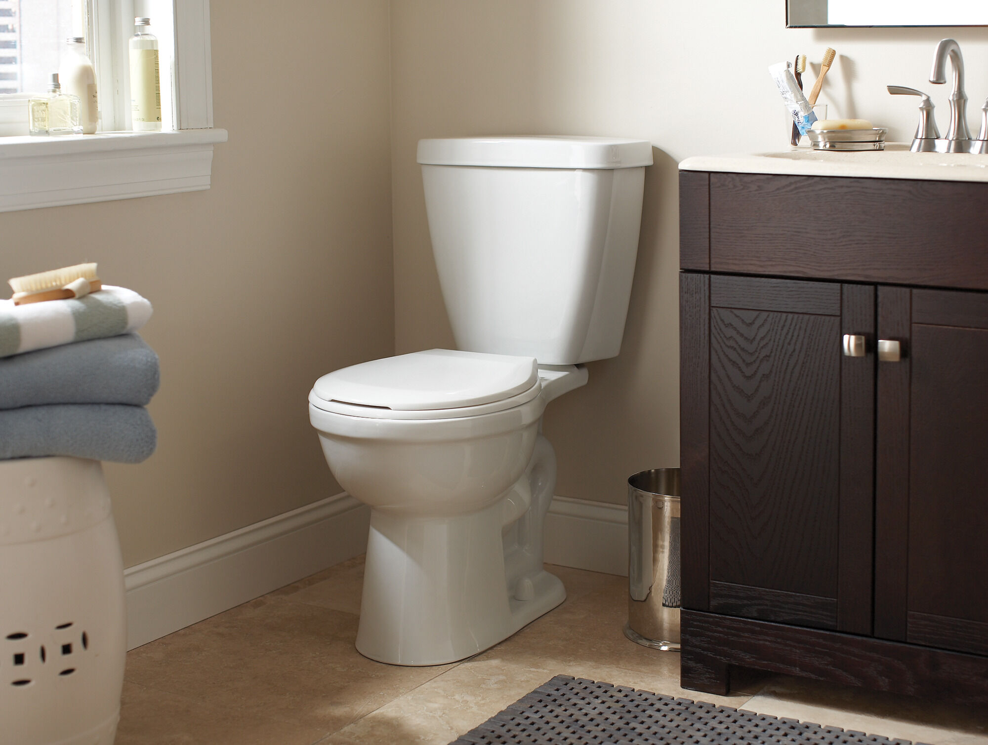 25962LF-SS-ECO Смеситель для ванной комнаты с двумя ручками Delta Faucet Mandara Нержавеющая сталь  - Вид №4