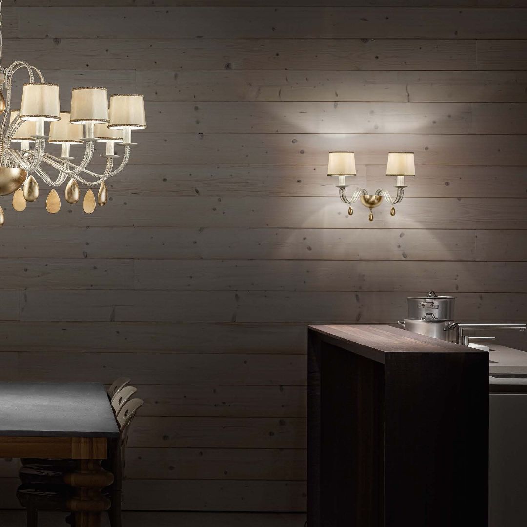 Masiero NOBLESSE A2 V97/SHA-BD/14/WH бра 114051 - Вид №1