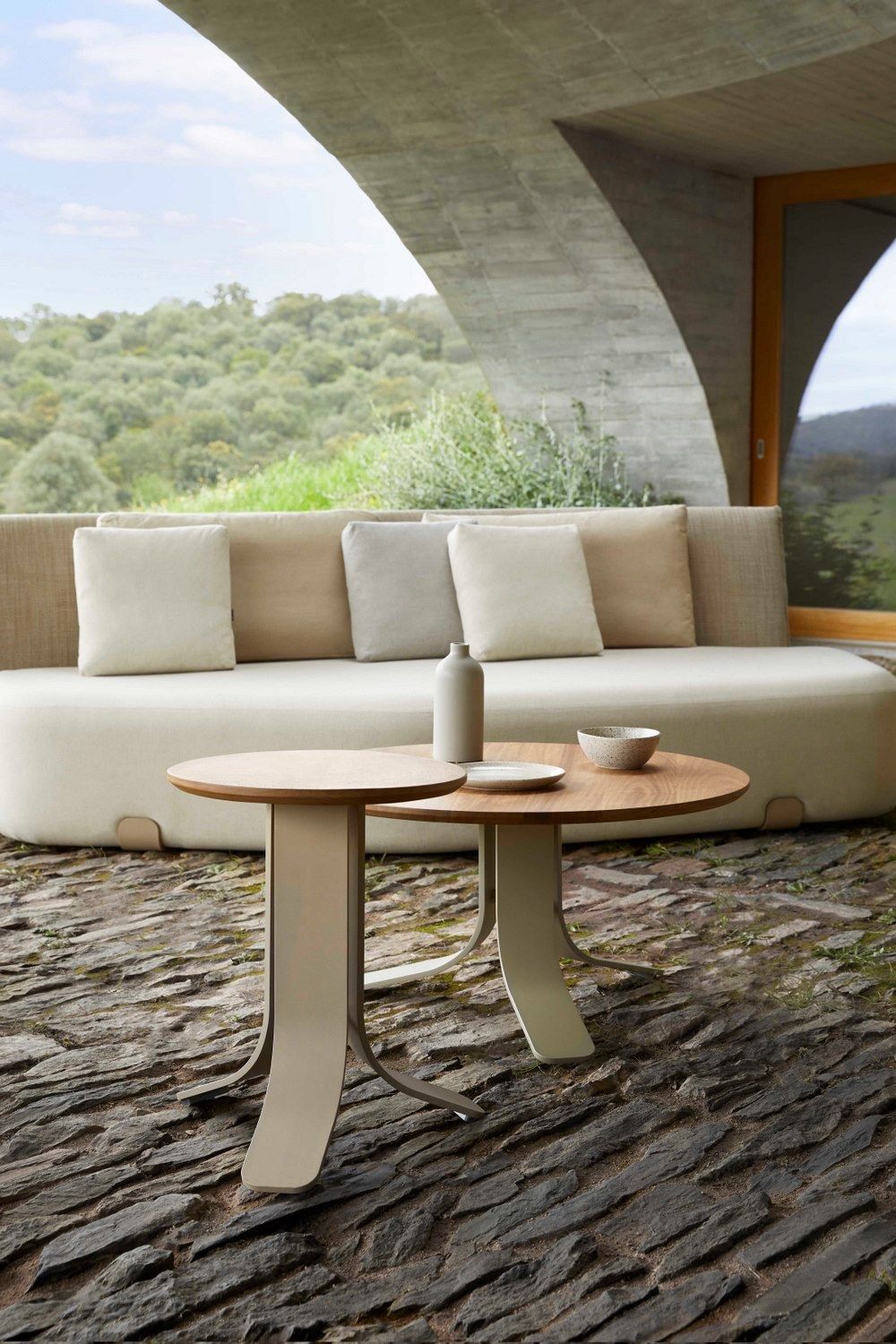 Круглый садовый столик GANDIABLASCO Isla ARCH-00064035 - Вид №10