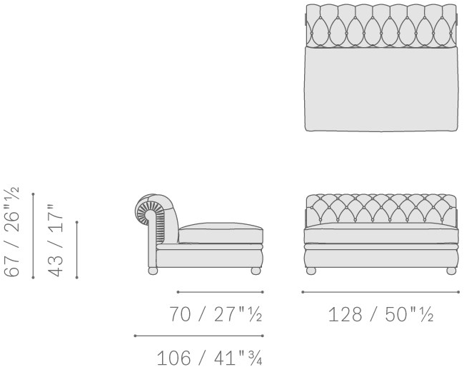 Poltrona Frau Модульный кожаный диван с тафтингом La collezione - divani e poltrone sun-id-1423378 - Вид №13