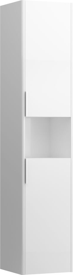 H4026911102611 Шкафчик высокий - левый с двумя дверцами и открытой полкой LAUFEN PRO - Вид №1
