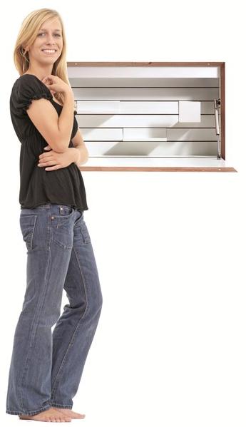 Müller Small Living Деревянный стол с откидными дверцами для ПК sun-id-1390945 - Вид №11