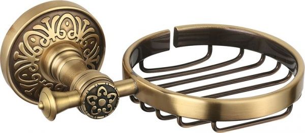 H6600/25GOLD Sanibano Nilo, настенная мыльница решетка, цвет золото