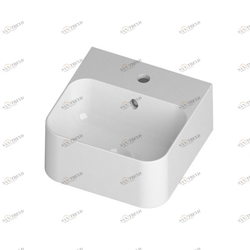 SL03535101 Подвесная раковина настенная овальная Disegno Ceramica  белая 