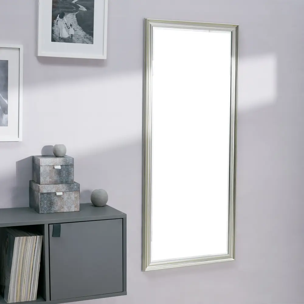 Зеркало Inspire Классика в античном серебре 50×120 см 85361199 Декоративное зеркало с рамой STLM-0062179