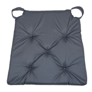 Подушка для стула Linen Way с липучками 40x40 см цвет серый