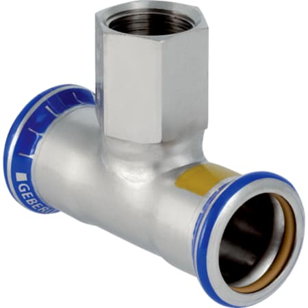 34268 Тройник Geberit Mapress из нержавеющей стали, с внутренней резьбой (газ) Geberit 