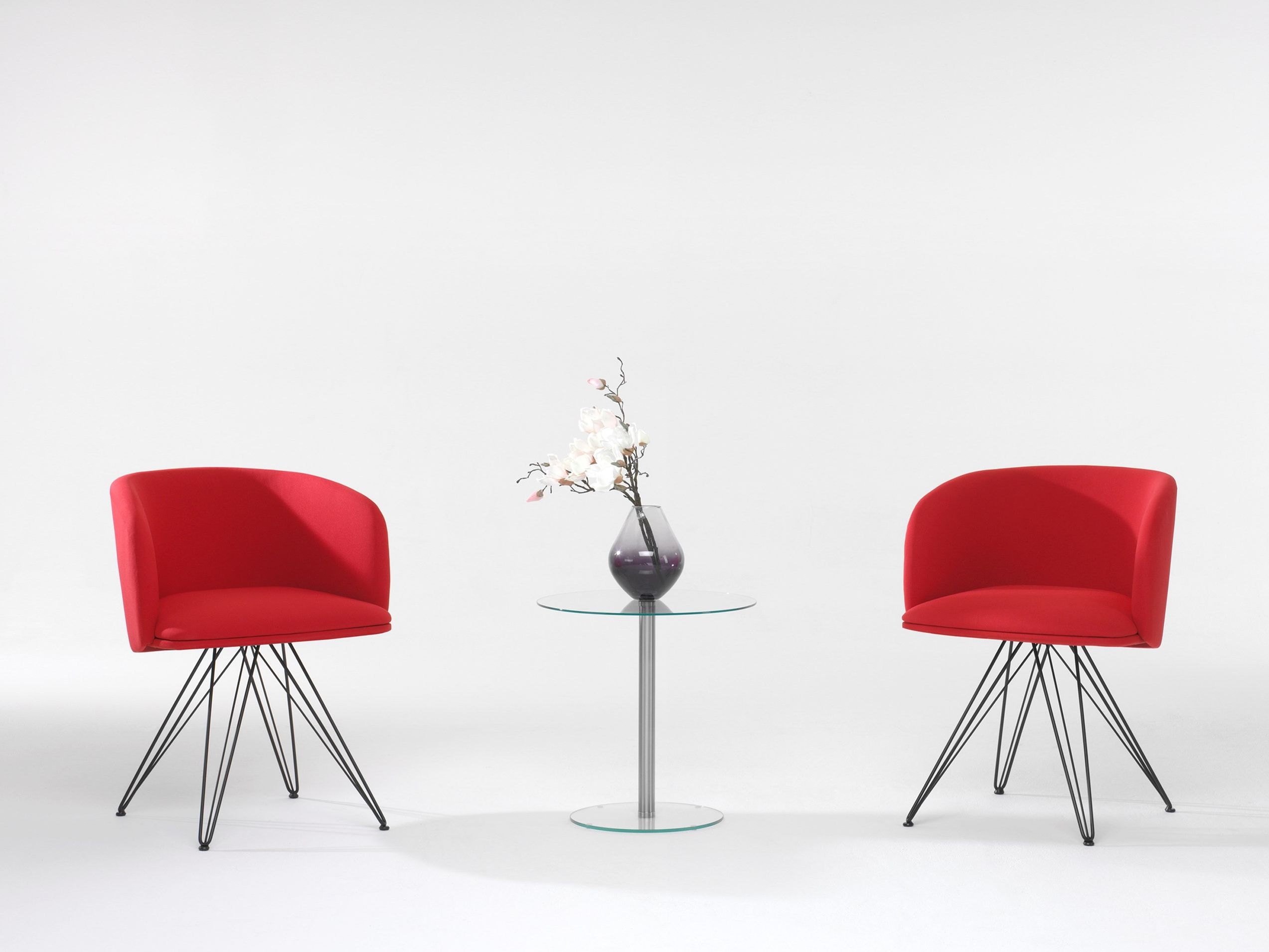 Мягкий стул с 4 ножками из металлической проволоки Spiegels .rossini ARCH-00048506 - Вид №3