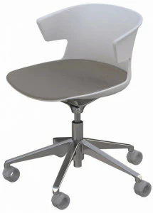 Quadrifoglio Офисное кресло с 5 спицами на колесиках Cove