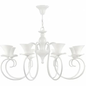 Подвесная люстра Freya Fabre FR2001-PL-08-W FREYA ДИЗАЙНЕРСКИЕ, FABRE 186260 Белый