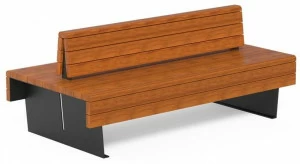 DIMCAR Окуме скамья со спинкой Flea G519