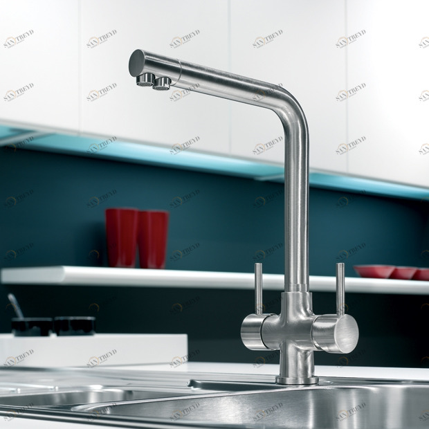 Idealaqua. 303. Смеситель для кухонной мойки For Quadrodesign