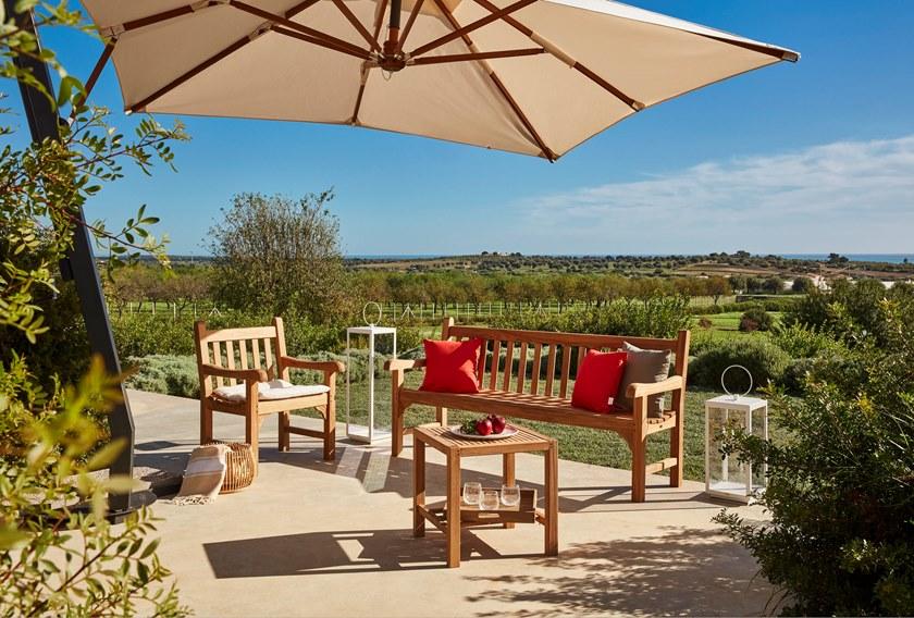 Unopiù Садовое кресло из тика с подлокотниками Milton Grpol - Вид №1