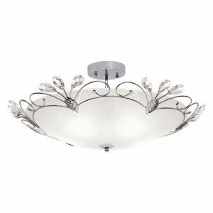 Потолочный светильник Silver Light Lotos 838.54.5 SILVER LIGHT LOTOS CHROME 202044 Белый;серебро