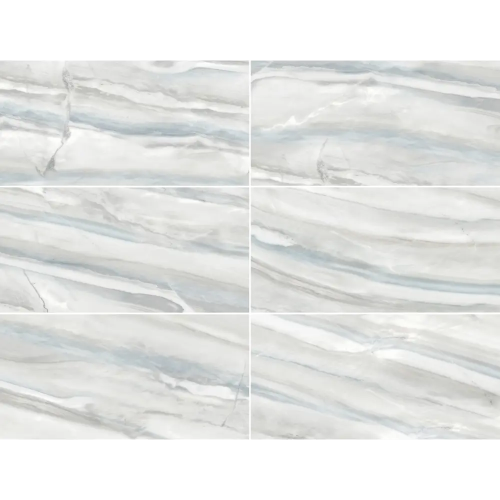Плитка настенная Alma Ceramica Mercury 24.9x50 см 1.245 м² цвет серый 84723455 STLM-2119292 - Вид №1