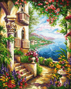 048-05 У Черного моря Набор для вышивания Чудесная Игла 33 х 40 см Чудесная игла