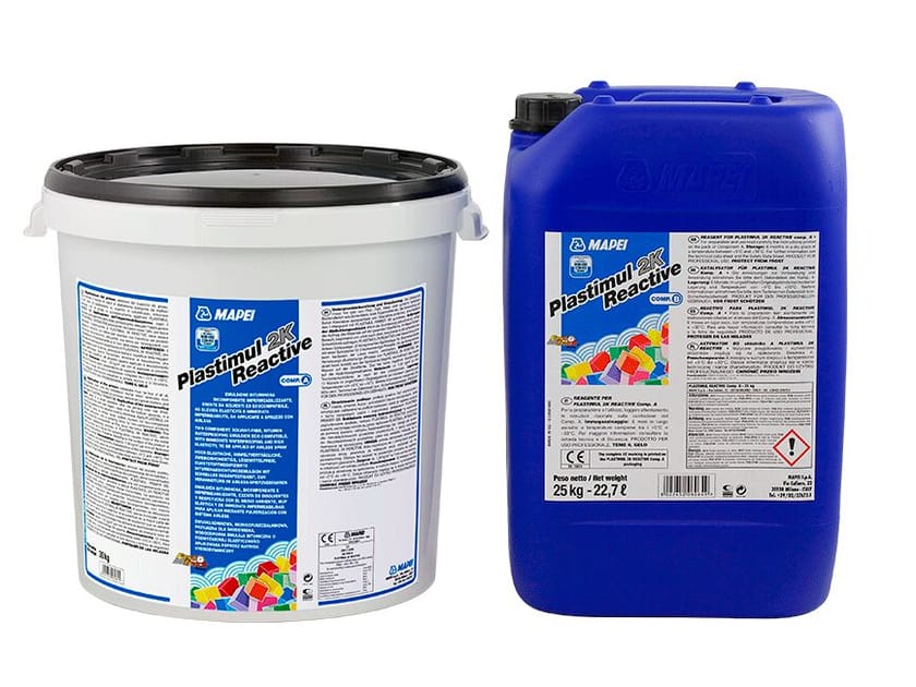 Гидроизоляционная двухкомпонентная битумная эмульсия MAPEI гидроизоляторы подземных конструкций ARCH-00054925