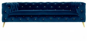 Moanne Стеганый диван с обивкой из бархата