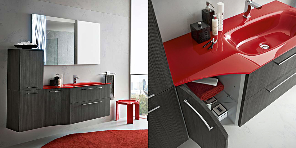 Комплект мебели для ванной комнаты Play 2012 124-125 Cerasa Play PLAY2012124125 - Вид №1