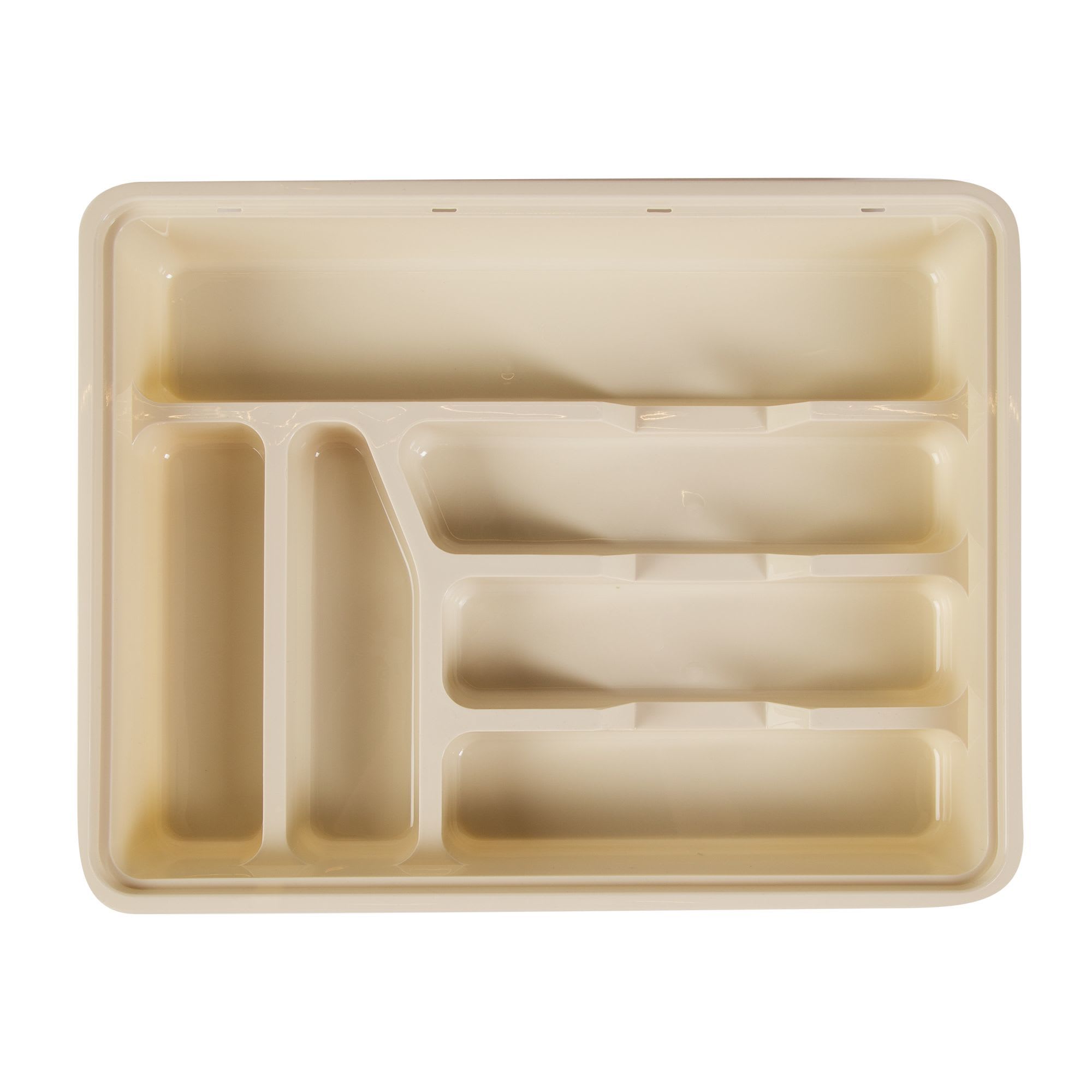 18558926 Лоток для столовых приборов двойной MIO, 40х31х7 см, цвет молочный Santreyd  - Вид №2