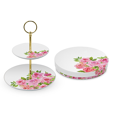 603574 Этажерка 19 см и 12 см выс 22,5 см. фарфор, подарочная коробка PPD PAPER PRODUCT DESIGN Santreyd 