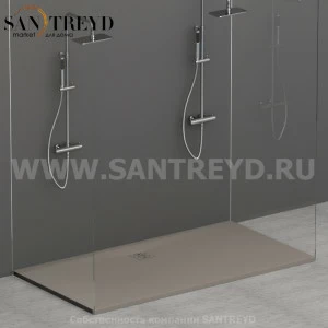DP17090505 Душевой поддон 170х90 см цвет Кашемир Globo DOCCIAPIETRA Италия