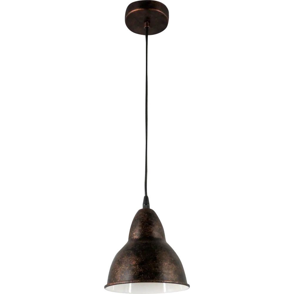 Подвесной светильник Eglo Truro 1хE27x60 Вт цвет медный/патина 18559769 STLM-2208302 