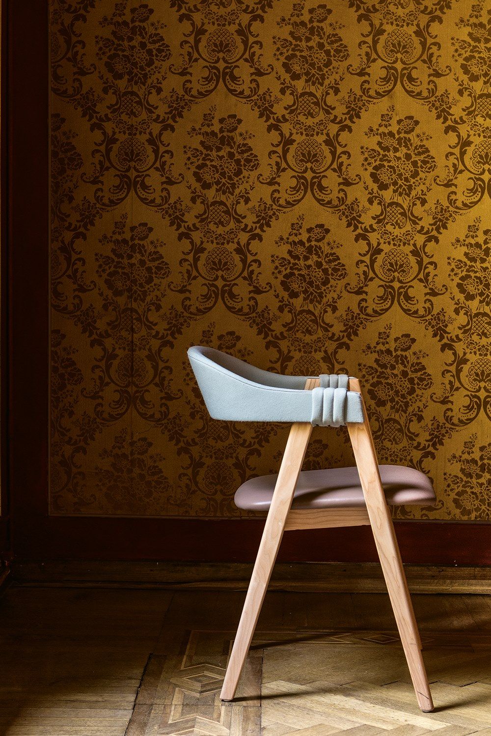 Деревянный штабелируемый стул с подлокотниками MOROSO Матильда ARCH-00136807 - Вид №9