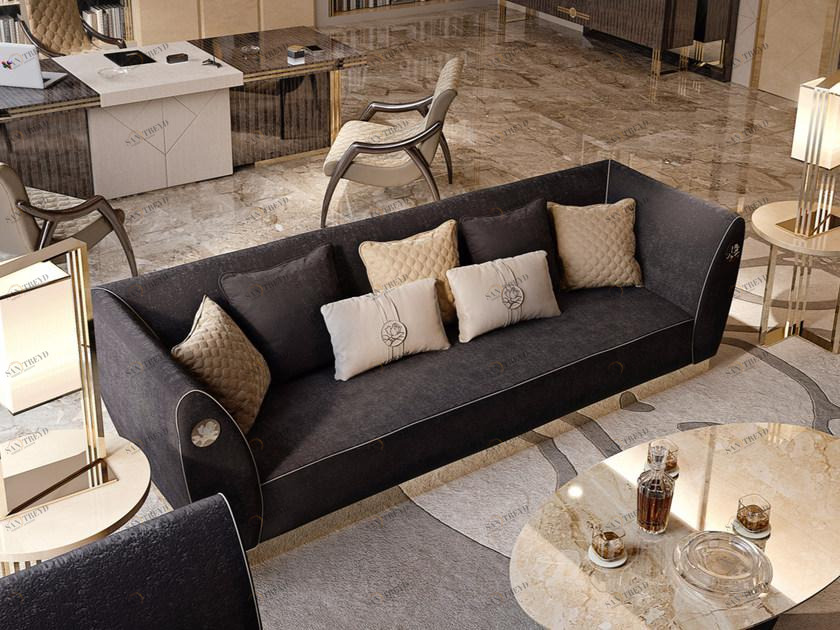 Bizzotto 3-х местный тканевый диван Symphony - infinity sun-id-1385671